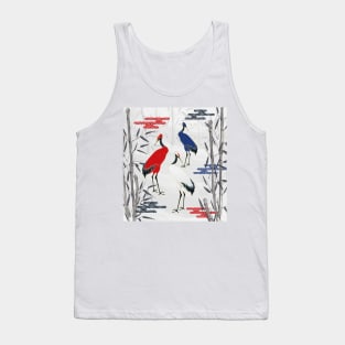 Magical Golden Cranes Tank Top